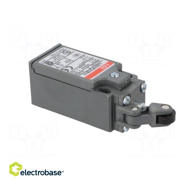 Limit switch | lever R 13,5mm, plastic roller Ø12,5mm | NO + NC фото 8