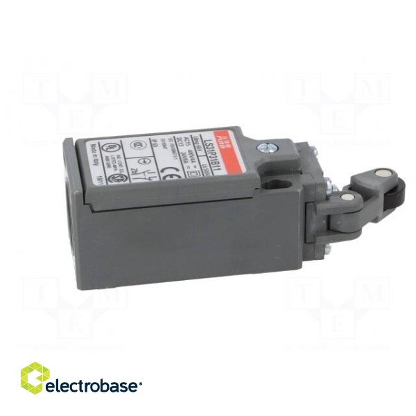 Limit switch | lever R 13,5mm, plastic roller Ø12,5mm | NO + NC фото 7