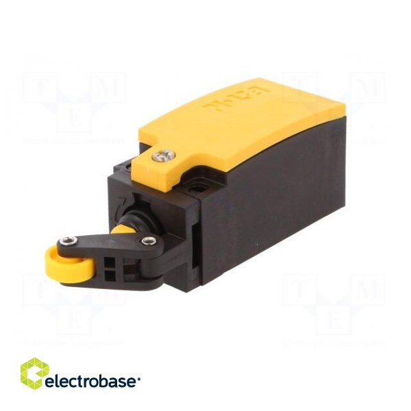 Limit switch | lever R 20mm, plastic roller Ø13mm | NO + NC | 6A фото 2
