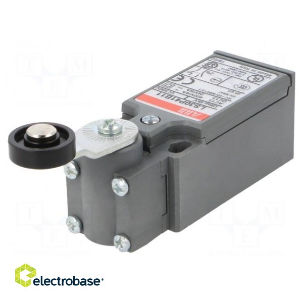 Limit switch | lever R 26,5mm, plastic roller Ø18mm | NO + NC фото 1