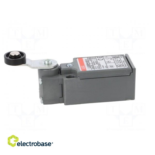 Limit switch | lever R 26,5mm, plastic roller Ø18mm | NO + NC фото 3