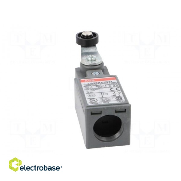 Limit switch | lever R 26,5mm, plastic roller Ø18mm | NO + NC фото 5
