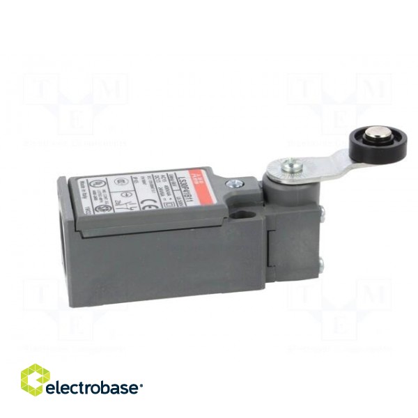 Limit switch | lever R 26,5mm, plastic roller Ø18mm | NO + NC фото 7