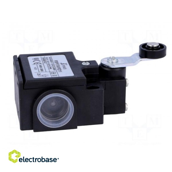 Limit switch | lever R 26,5mm, plastic roller Ø18mm | NO + NC фото 7
