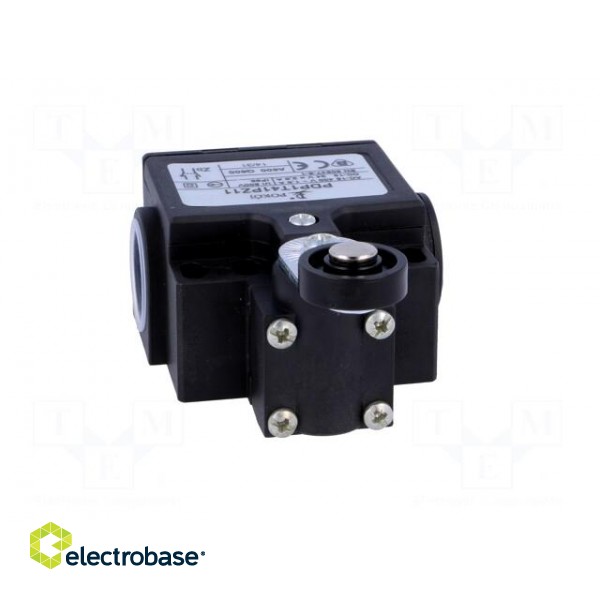 Limit switch | lever R 26,5mm, plastic roller Ø18mm | NO + NC фото 9