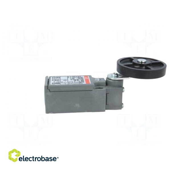 Limit switch | lever R 26,5mm, rubber roller Ø50mm | NO + NC | 10A image 7