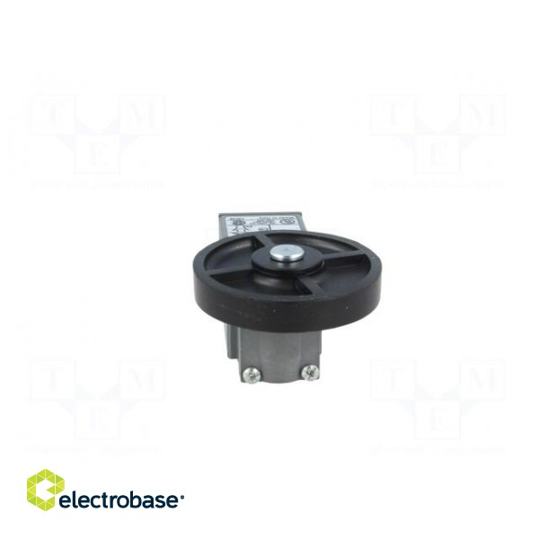 Limit switch | lever R 26,5mm, rubber roller Ø50mm | NO + NC | 10A image 9