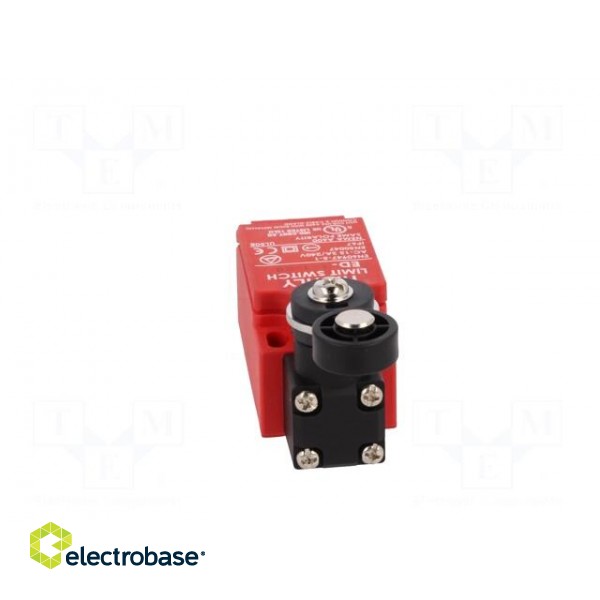 Limit switch | lever R 26mm, plastic roller Ø17,5mm | NO + NC | 5A фото 9