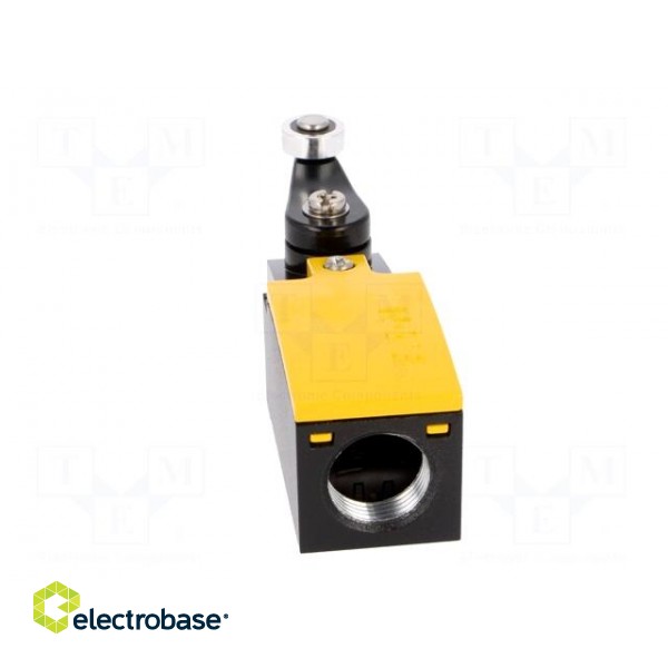 Limit switch | lever R 27mm, plastic roller Ø14mm | NO + NC | 6A фото 5