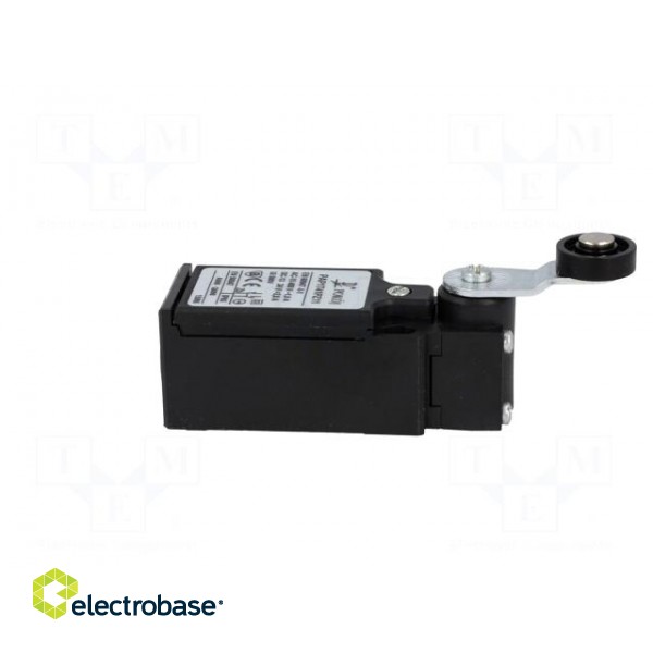 Limit switch | lever R 27mm, plastic roller Ø18mm | NO + NC | 10A image 7