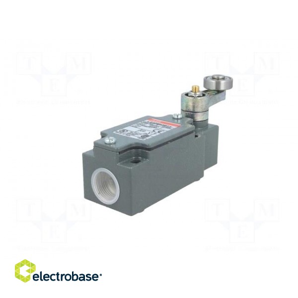 Limit switch | lever R 30mm, metallic roller 22mm | NO + NC | 10A image 6