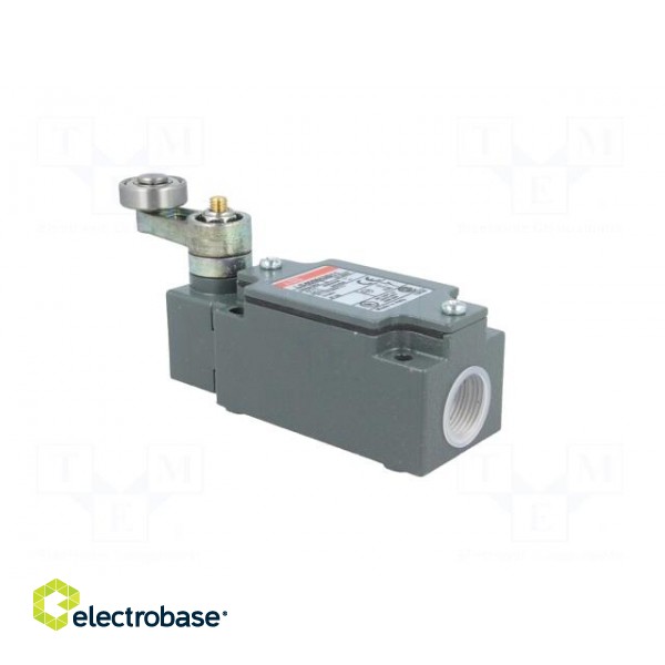 Limit switch | lever R 30mm, metallic roller 22mm | NO + NC | 10A фото 4