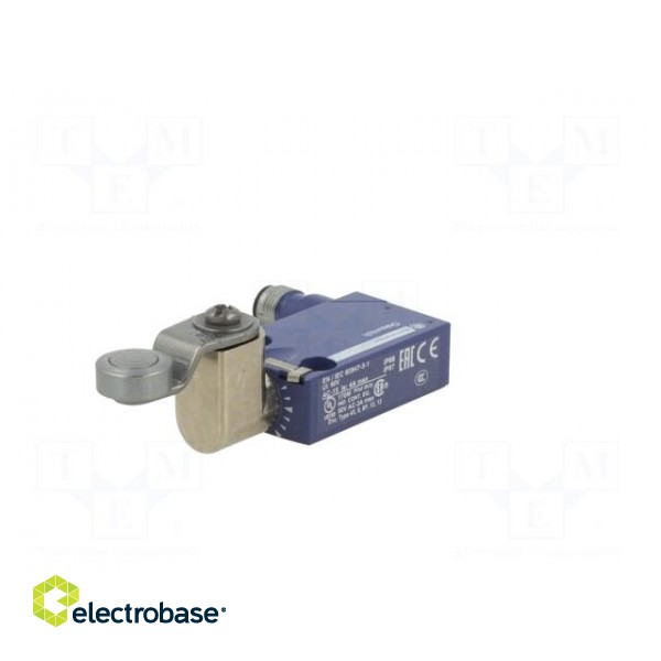 Limit switch | lever R 34,4mm, metallic roller 16mm | NO + NC | 6A фото 2