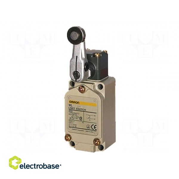 Limit switch | lever R 38mm, metal roller Ø17,5mm | DPDB | 10A