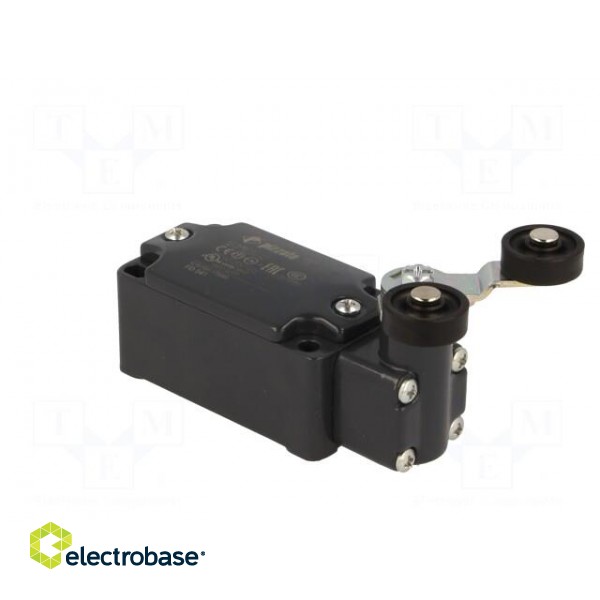 Limit switch | lever R 40mm, plastic roller Ø20mm, double | 10A image 4