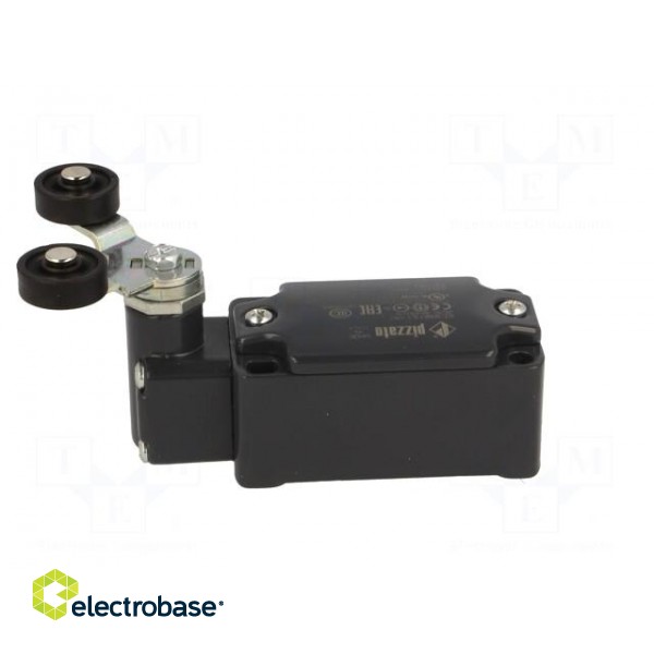 Limit switch | lever R 40mm, plastic roller Ø20mm, double | 10A image 7