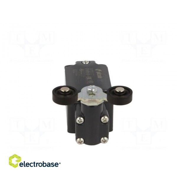 Limit switch | lever R 40mm, plastic roller Ø20mm, double | 10A фото 5