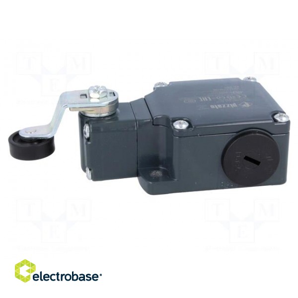 Limit switch | lever R 40mm, plastic roller Ø20mm | NO + NC | 10A фото 3