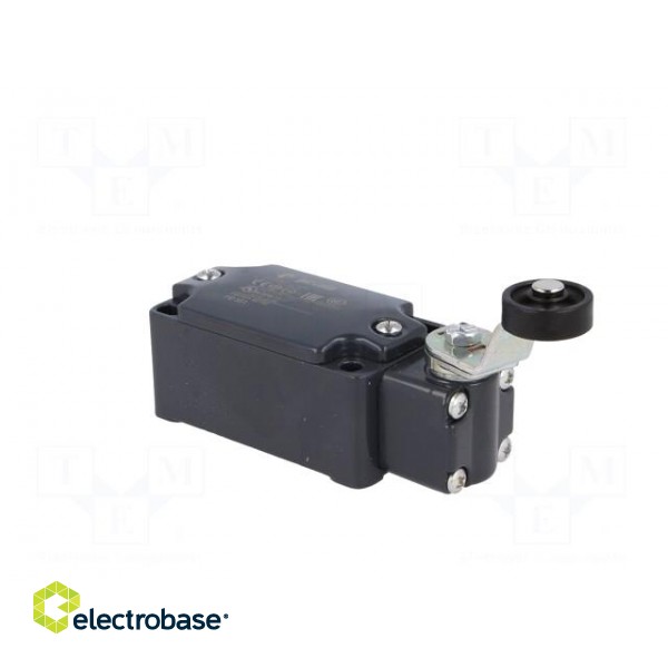 Limit switch | lever R 40mm, plastic roller Ø20mm | NO + NC | 10A фото 8