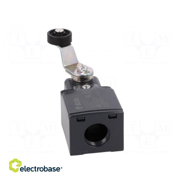 Limit switch | lever R 40mm, plastic roller Ø20mm | NO + NC | 6A фото 5
