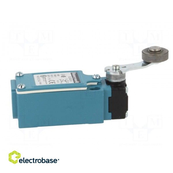 Limit switch | lever R 46,5mm, metal roller Ø19mm | NO + NC | 6A image 7