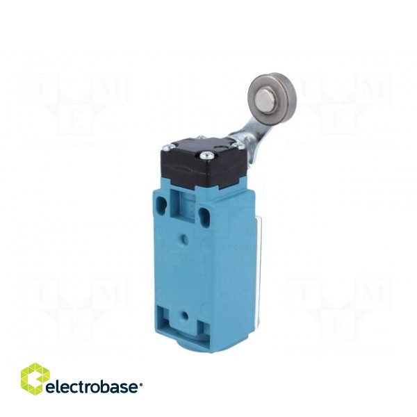 Limit switch | lever R 46,5mm, metal roller Ø19mm | NO + NC | 6A фото 6