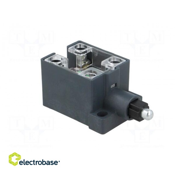 Limit switch | metal plunger | NC x2 | 10A | max.400VAC | max.250VDC paveikslėlis 8