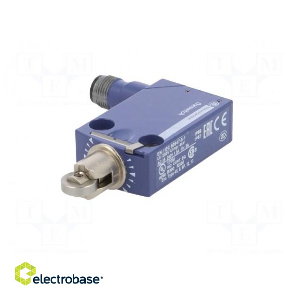 Limit switch | metal roller Ø11,6mm | SPDT | 6A | max.250VAC | IP66 image 2