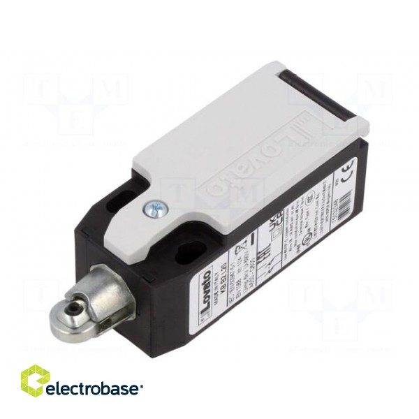 Limit switch | metal roller Ø11mm | NO x2 | 10A | M20 | IP65 | -25÷70°C