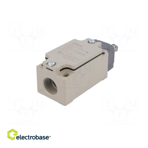 Limit switch | metal roller Ø12,7mm | NO + NC | 10A | max.400VAC image 6