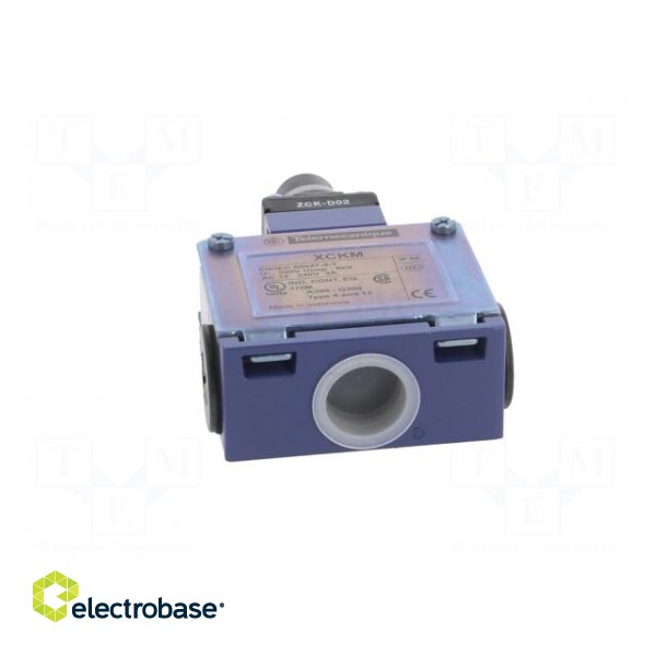 Limit switch | metal roller Ø12mm | NO + NC | 10A | max.250VAC | M20 image 5