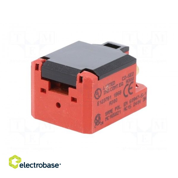 Limit switch | NO x2 | 10A | max.240VAC | rectangle 8,5x3,5mm | IP20 image 6