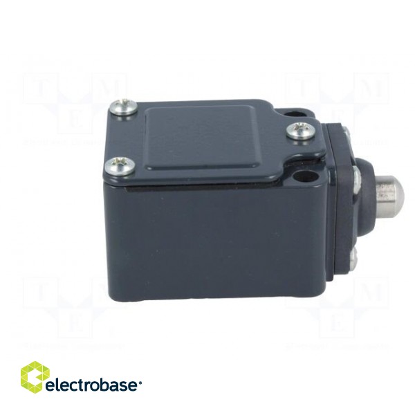 Limit switch | pin plunger Ø10mm | NO + NC | 6A | 400VAC | PG11 | IP67 image 7
