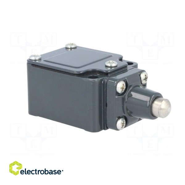 Limit switch | pin plunger Ø10mm | NO + NC | 6A | 400VAC | PG11 | IP67 image 8