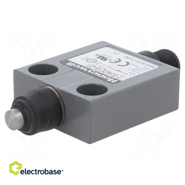 Limit switch | pin plunger Ø7mm | SPDT | 3A | max.250VAC | IP67 | PIN: 4 image 1
