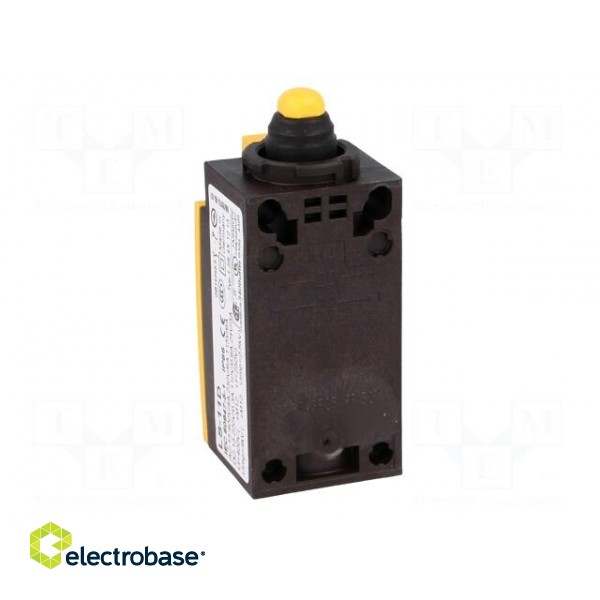 Limit switch | pin plunger Ø8,2mm | NO + NC | 6A | max.400VAC | M20 image 5