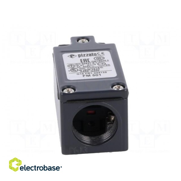 Limit switch | pin plunger Ø8mm | NO + NC | 10A | max.500VAC | PG13,5 image 5