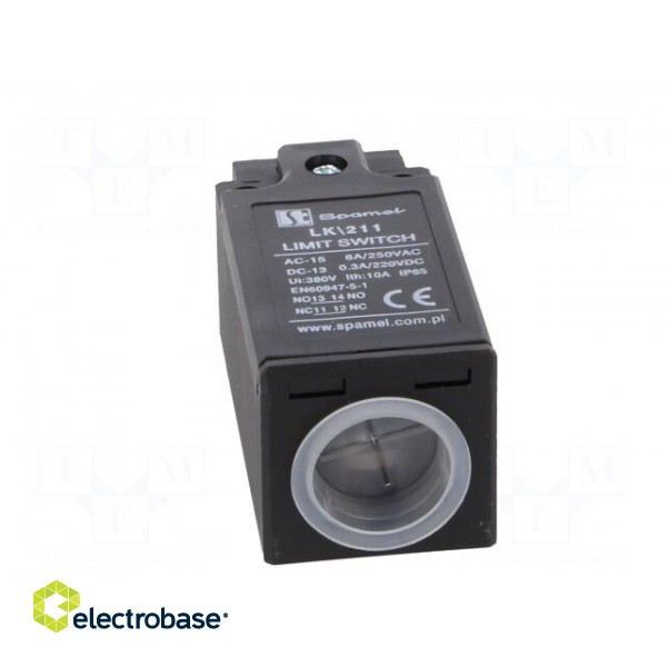 Limit switch | pin plunger Ø8mm | NO + NC | 5A | max.250VAC | IP65 image 5