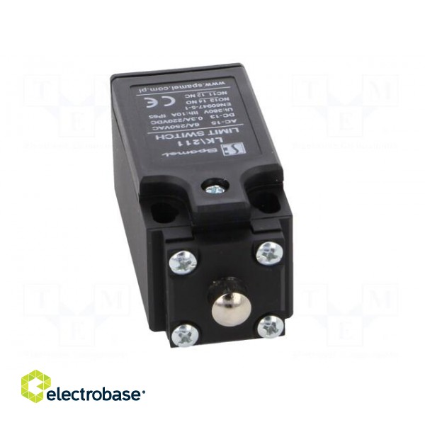 Limit switch | pin plunger Ø8mm | NO + NC | 5A | max.250VAC | IP65 image 9