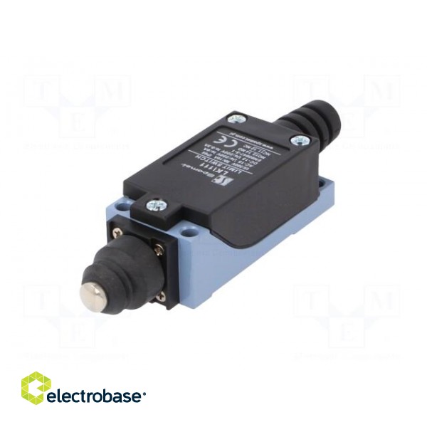 Limit switch | pin plunger Ø8mm | NO + NC | 5A | max.250VAC | IP65 image 2