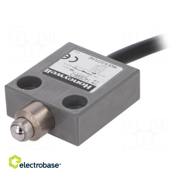 Limit switch | pin plunger Ø8mm | SPDT | 5A | max.240VAC | max.28VDC