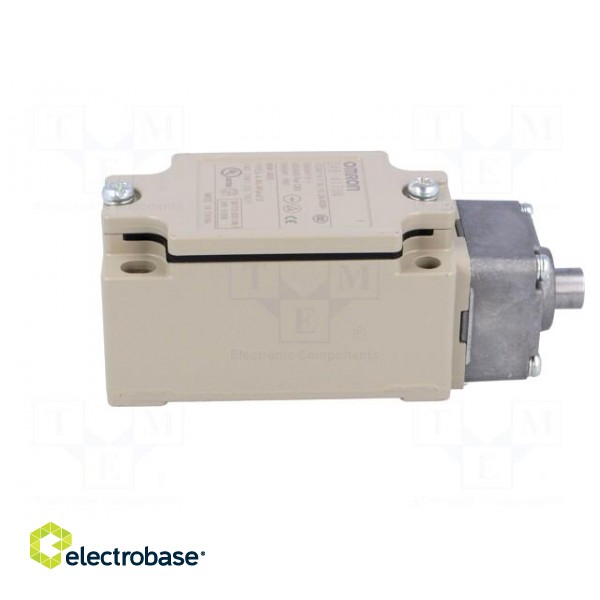 Limit switch | pin plunger Ø9,2mm | NO + NC | 10A | max.400VAC | M20 image 7