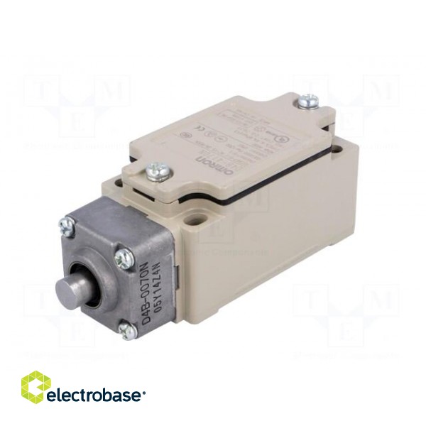 Limit switch | pin plunger Ø9,2mm | NO + NC | 10A | max.400VAC | M20 image 2