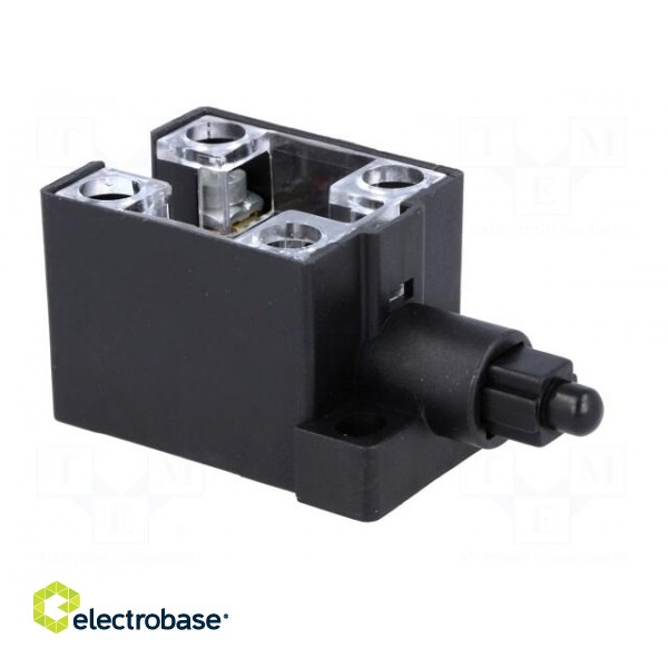 Limit switch | plastic plunger | 10A | max.400VAC | max.250VDC | IP20 paveikslėlis 8