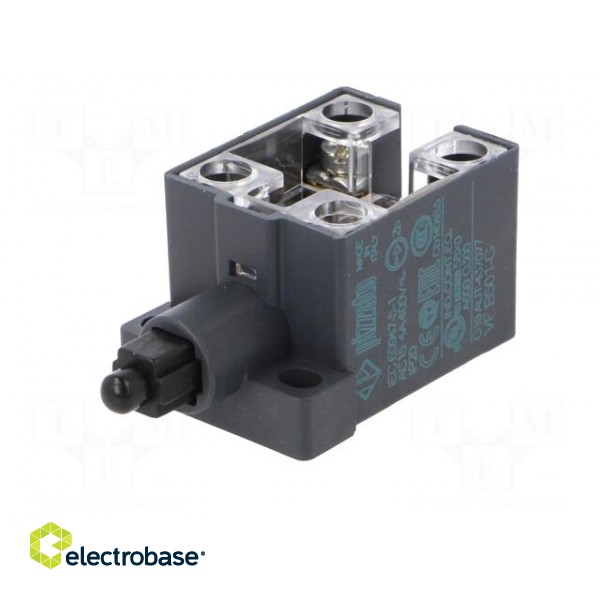 Limit switch | plastic plunger | NO + NC | 10A | max.400VAC | IP20 paveikslėlis 2