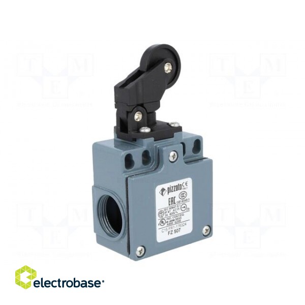 Limit switch | plastic roller Ø22mm | NO + NC | 10A | max.500VAC image 1