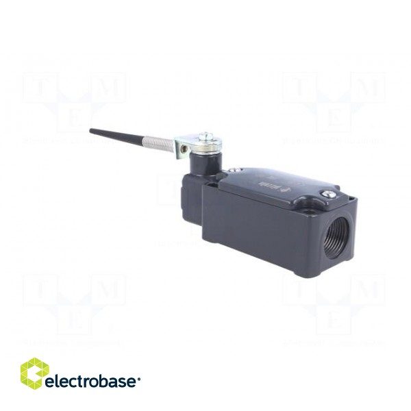 Limit switch | plunger on spring loaded element R 106mm | 10A image 4
