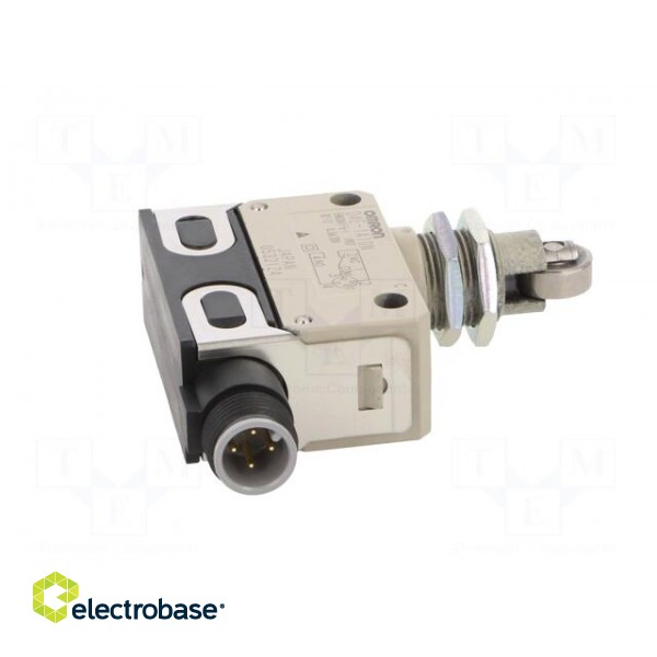 Limit switch | plunger with metal roller Ø11mm | NO + NC | 10A image 7