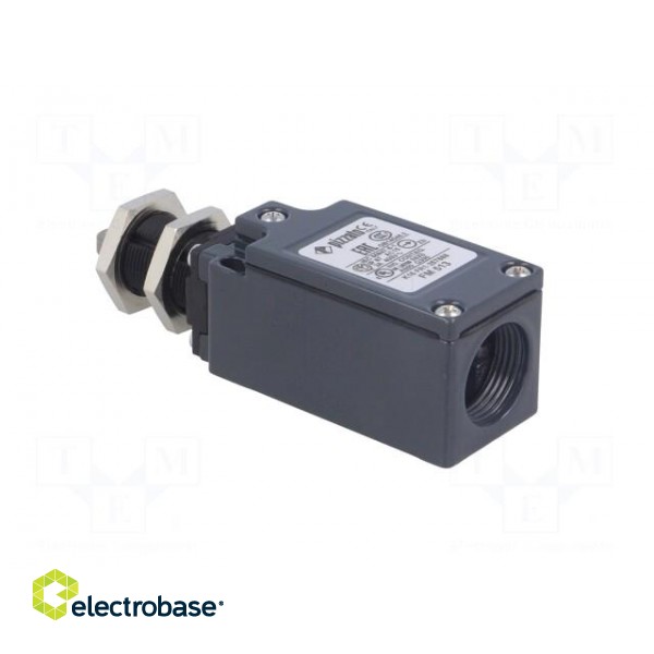 Limit switch | plunger with metal roller Ø12mm | NO + NC | 10A image 4