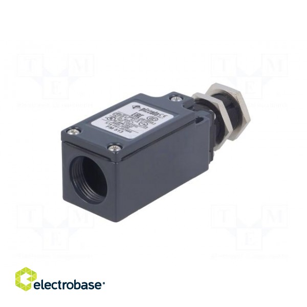 Limit switch | plunger with metal roller Ø12mm | NO + NC | 10A фото 6